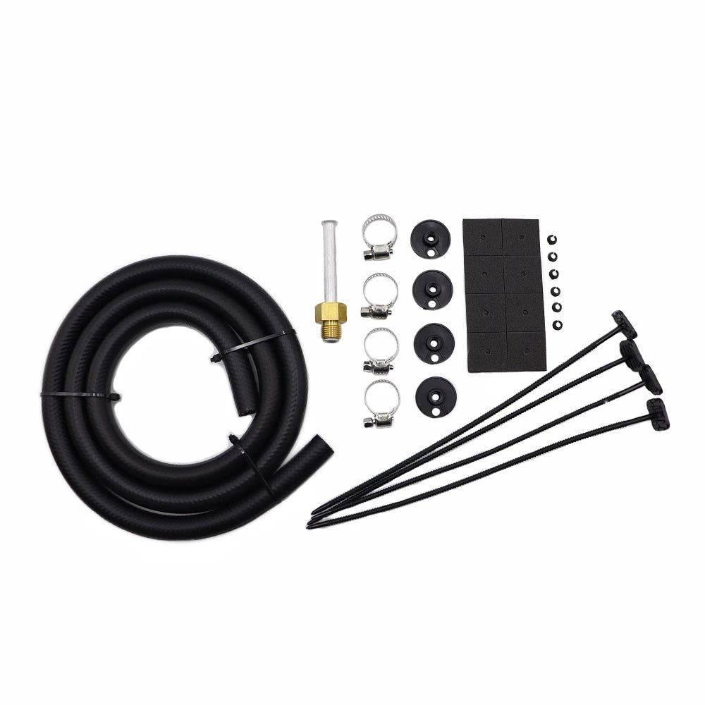 Universal Aluminum Transmission Oil Cooler Kit 4 6 8 Row Auto Manual Radiator