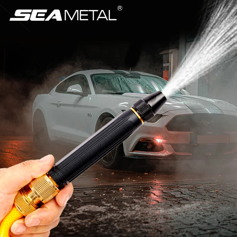 Adjustable High Pressure Metal Car Wash Water Gun Straight Spray Nozzle