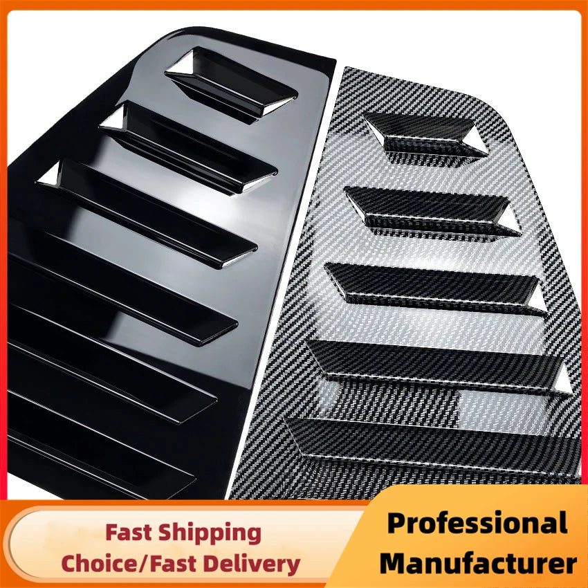Rear Side Window Louver Trim Spoiler for VW Golf MK5 MK6 MK7 MK7.5 2003–2020