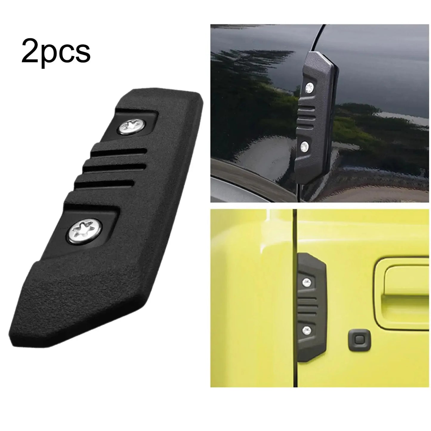 2Pcs Universal Car Door Edge Protector Strip Self Adhesive Anti Collision Trim