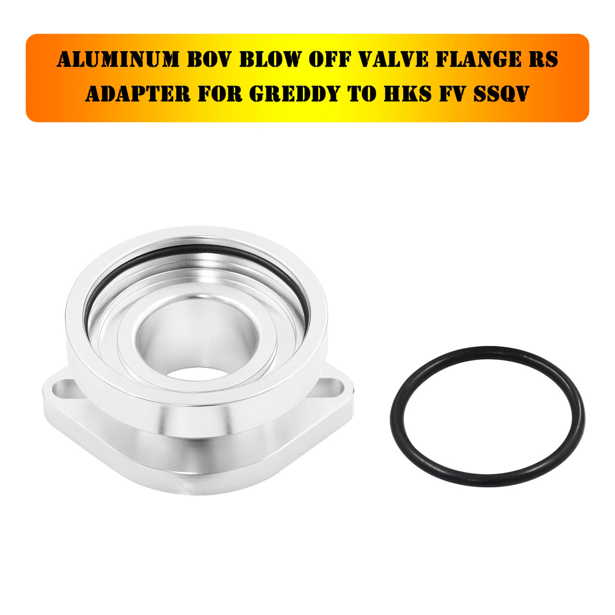 Aluminum BOV Adapter Flange GReddy FV RS to HKS SSQV Blow Off Valve