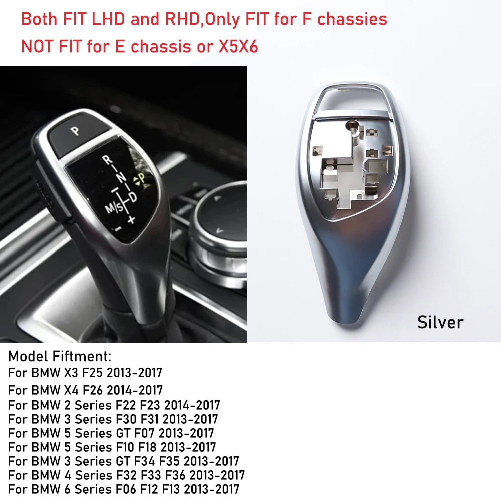 Gear Shift Knob Cover Trim Replacement for BMW F10 F11 F20 F22 F25 F30 F31