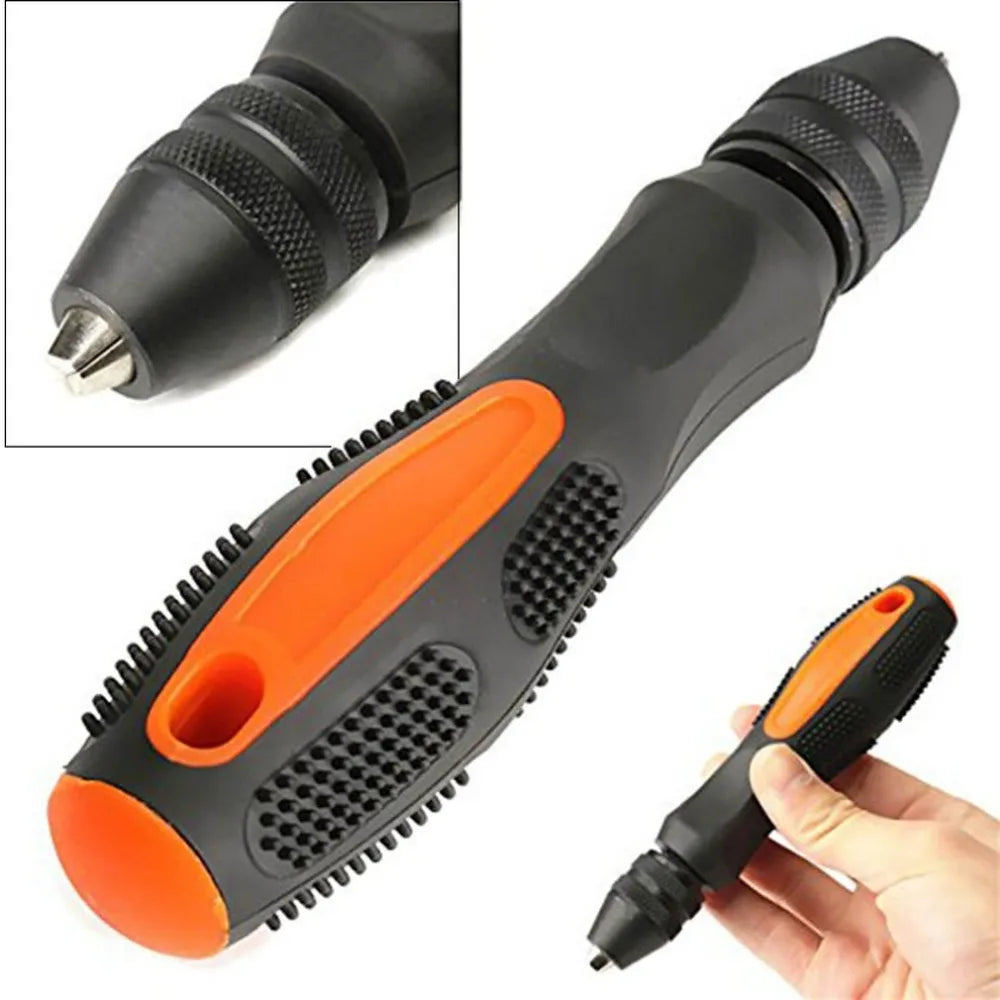 A-016 0.5-8mm Adjustable Pin Hand Drill Keyless Chuck Mini Drill Vise Tool