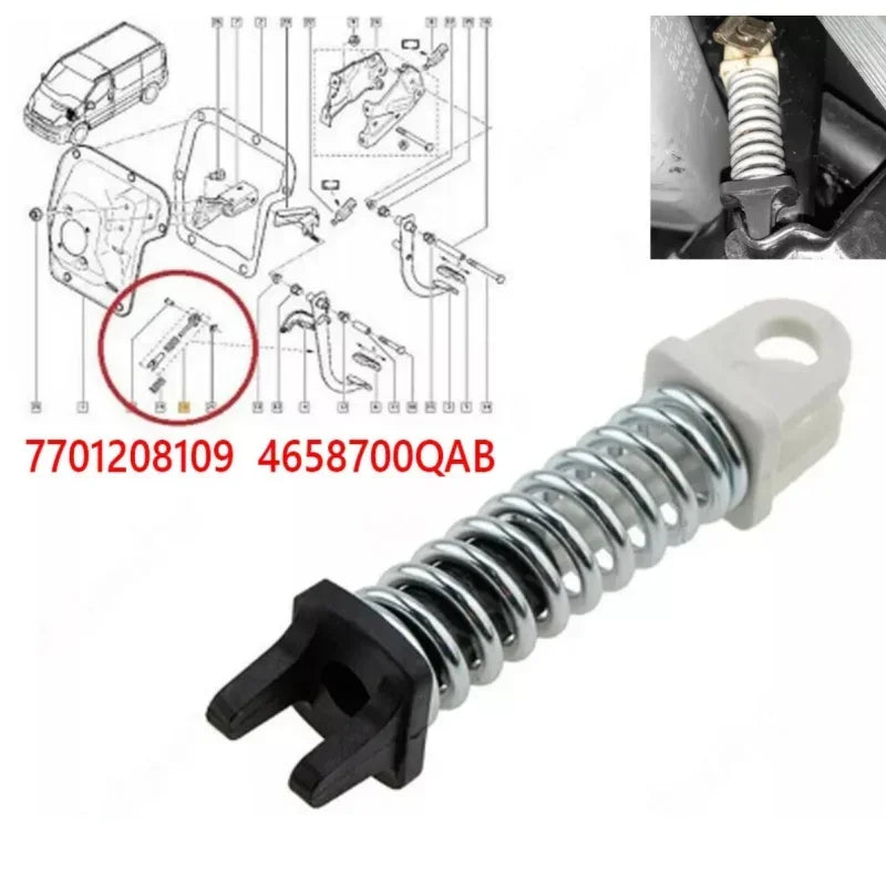 Clutch Pedal Repair Kit 7701208109 for Renault Trafic II & Nissan Clutch Pedal Pivot