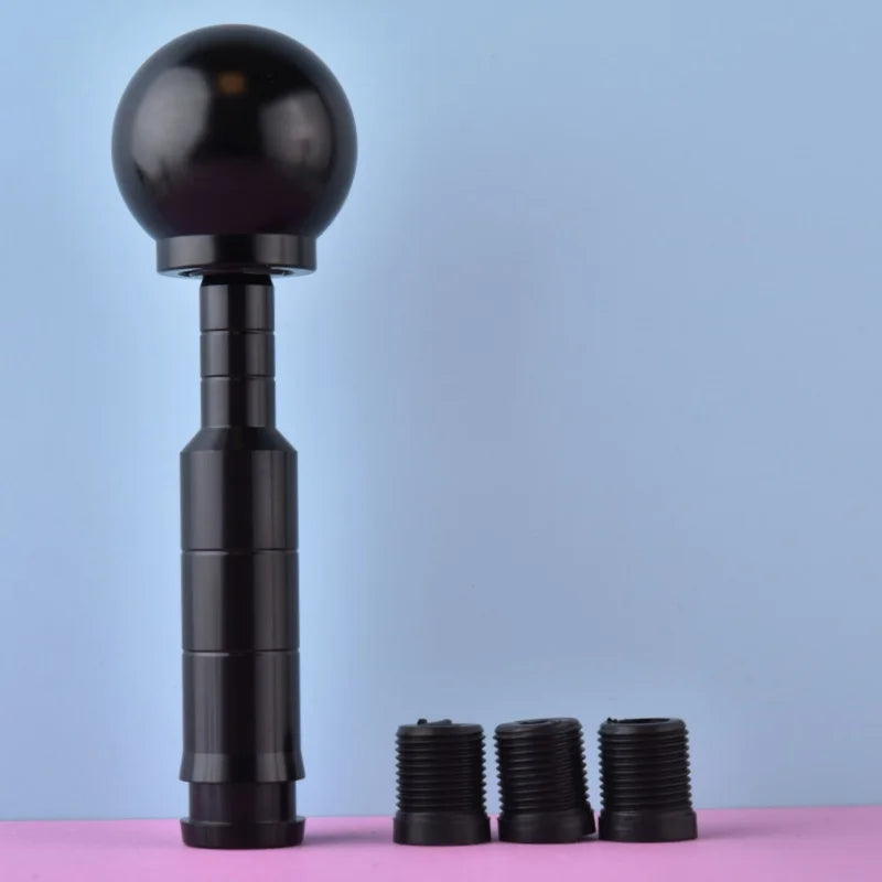 Blue Titanium Style Aluminum Gear Shift Knob and Rod Universal Manual Shifter