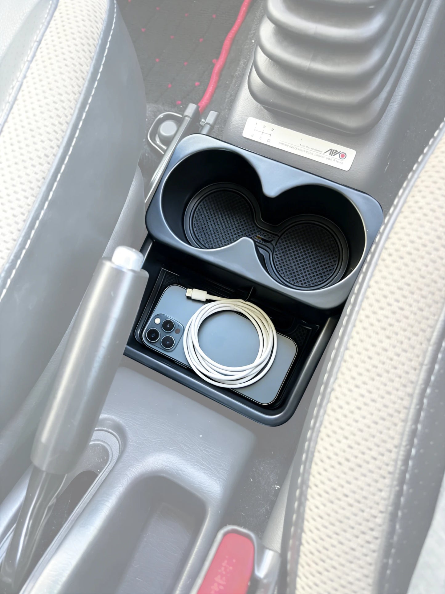 Center Console Gear Shift Storage Box with Cup Holder for Suzuki Jimny 1998–2018