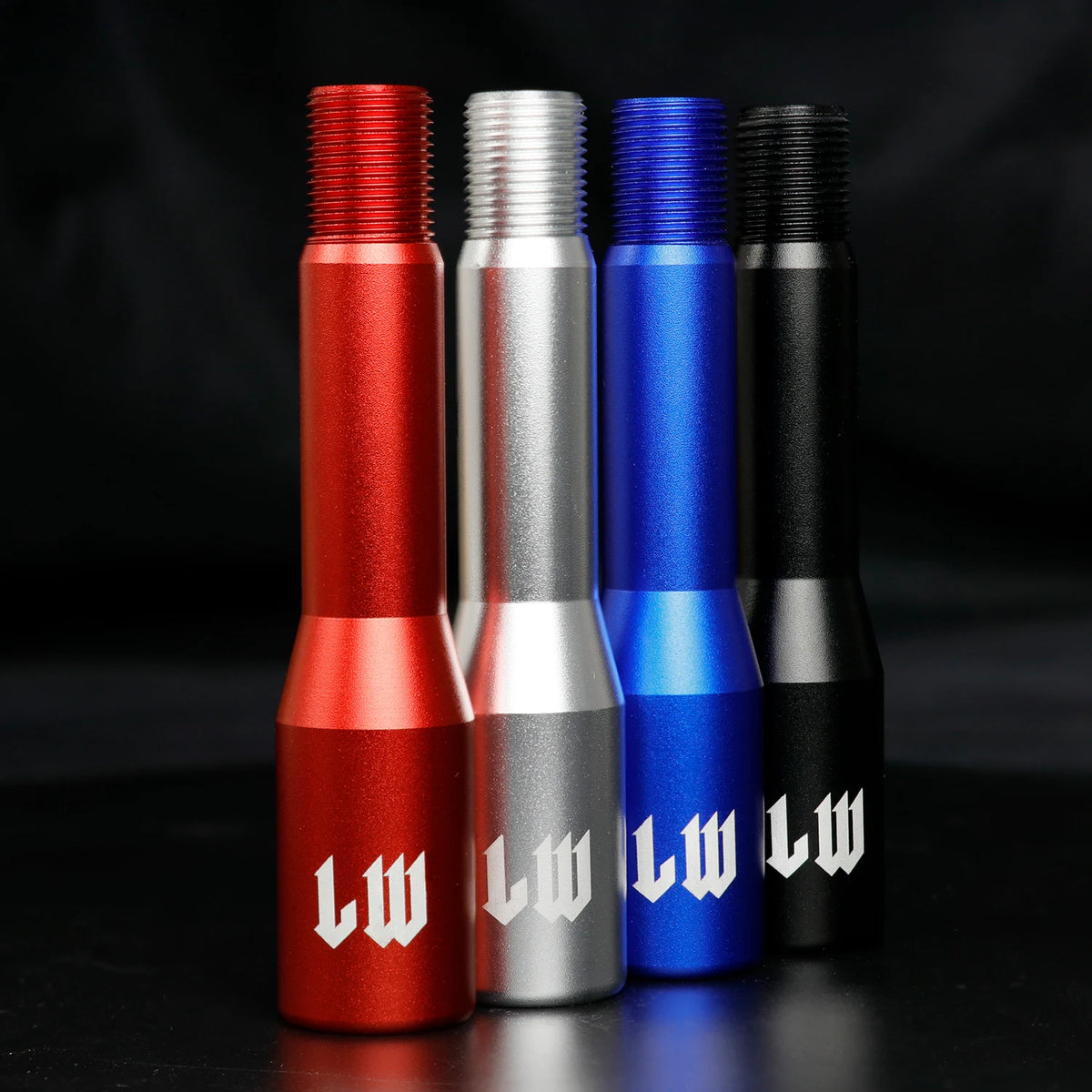 LW Aluminium Gear Shift Knob Extender M12x1.25 M10x1.5 M10x1.25 M8x1.25