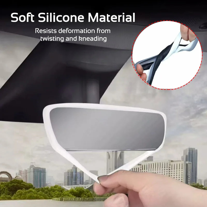 Silicone Rearview Mirror Frame Protector for Tesla Model 3 Y YL Highland Juniper
