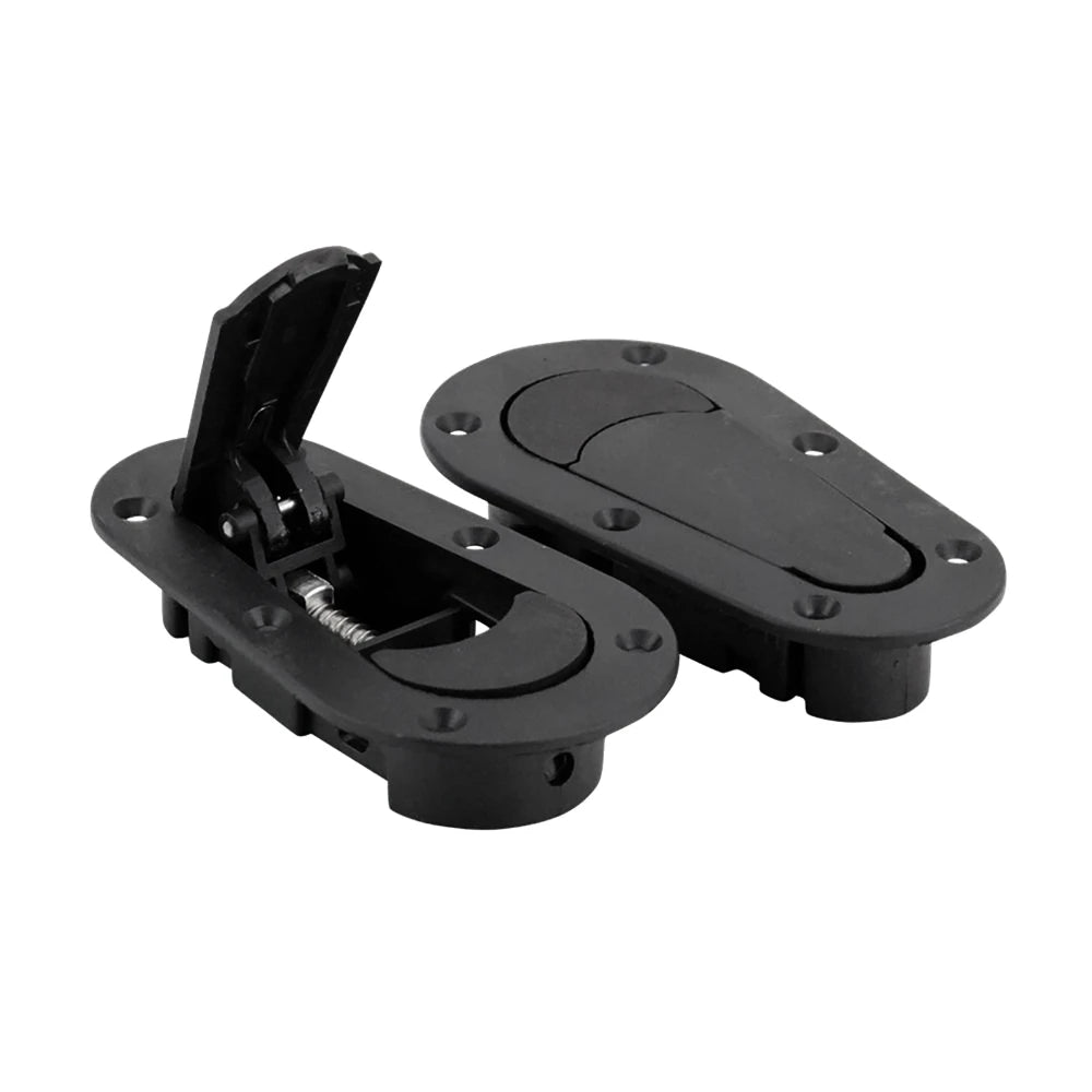 2PCS Universal Black Hood Pin Latch Lock Kit for Racing Cars Engine Bonnet