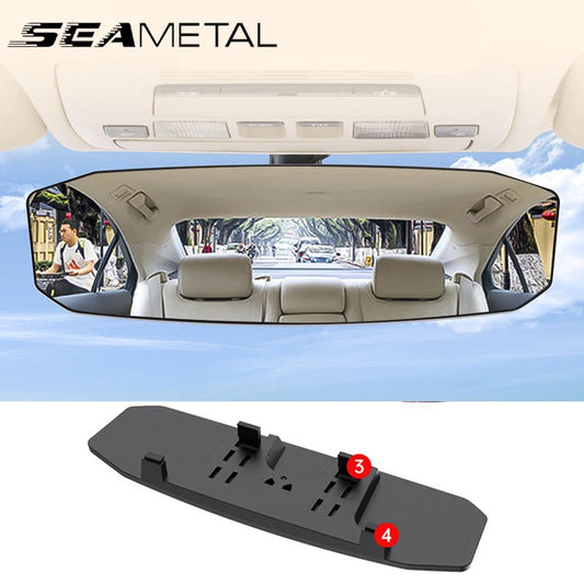 Wide Angle Convex Interior Rearview Mirror Anti-Glare Baby & Child Seat Monitor