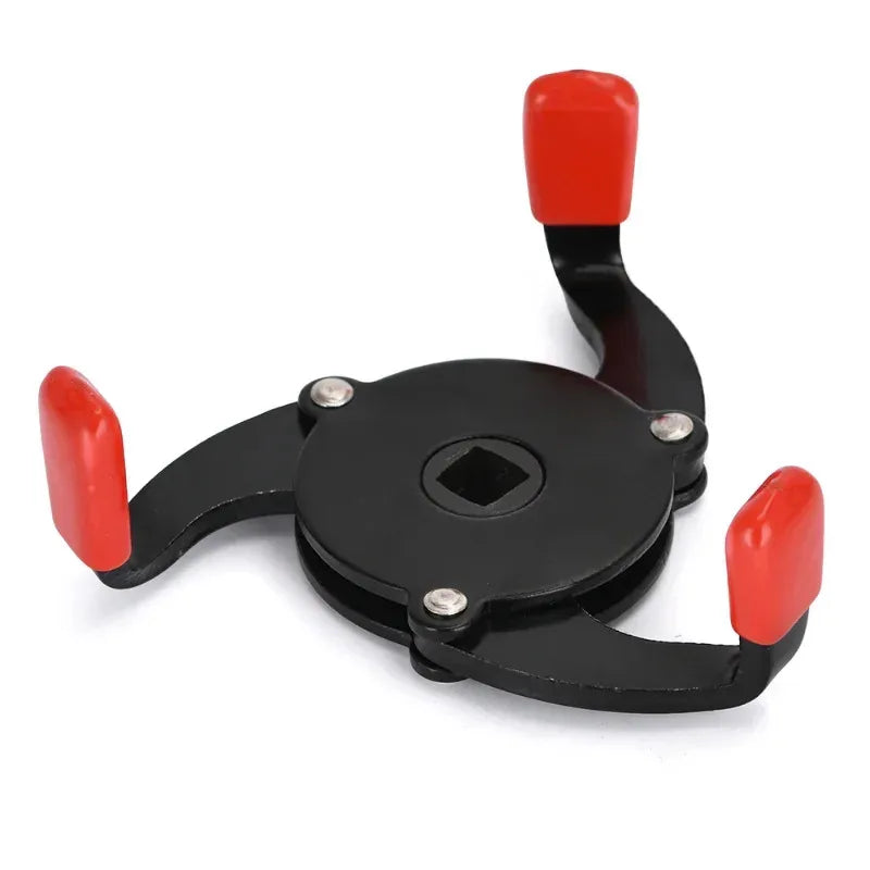 3 Jaw Oil Filter Wrench 60-95mm Adjustable 3/8in Drive Car Repair Tool