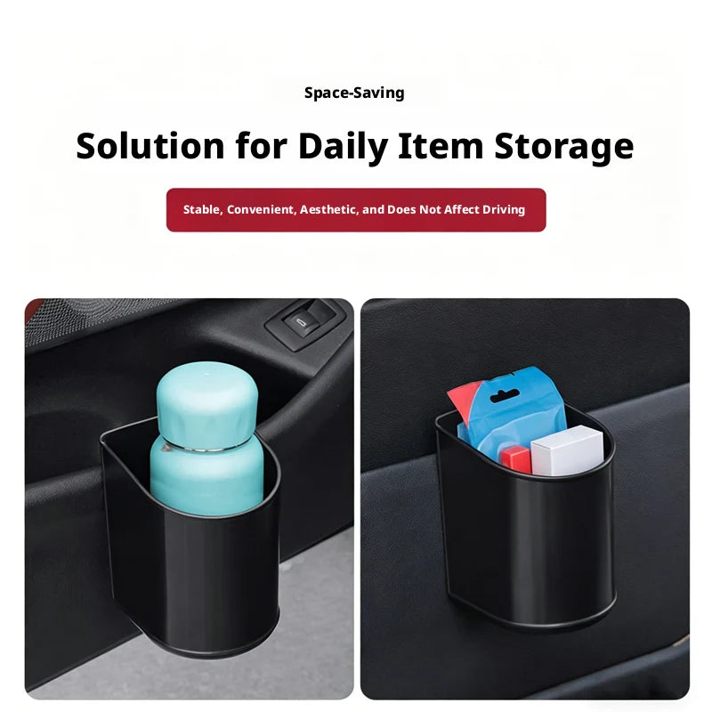 Universal Car Cup Holder Seat Back Organizer Trash Can Interior Accessory