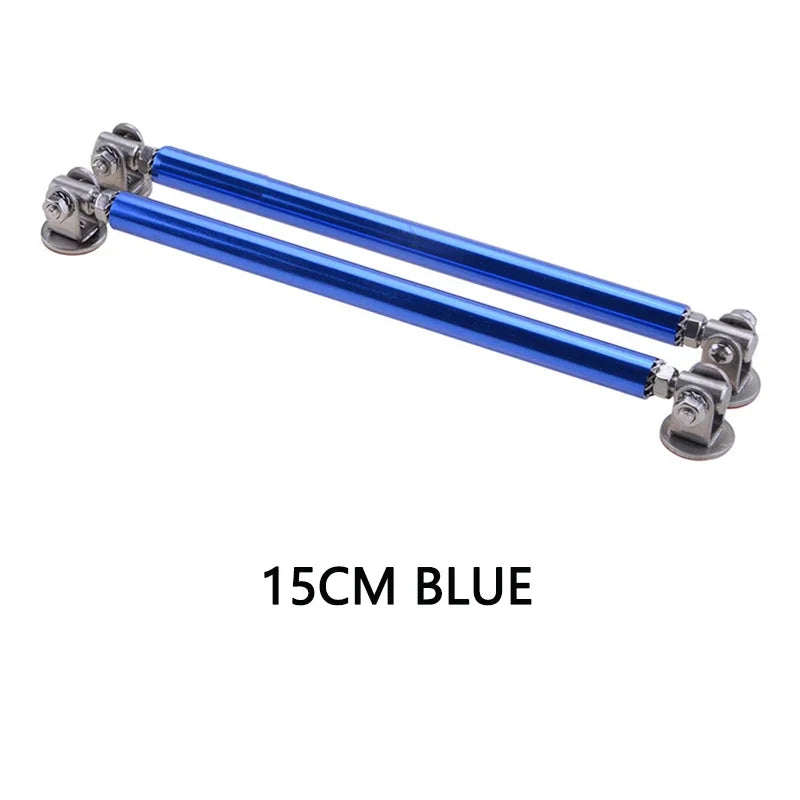 Universal Adjustable Bumper Lip Splitter Support Rods 100 150 200mm Car Kit