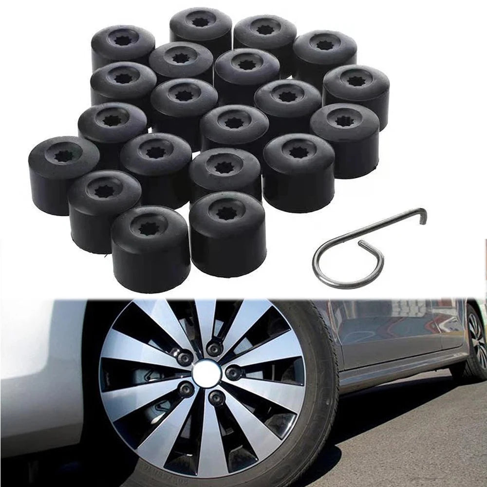 VW Wheel Lug Nut Bolt Cover Caps for Tiguan Golf MK7 GTI Passat Skoda