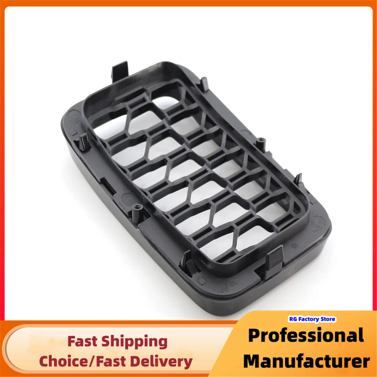 Front Honeycomb Mesh Grille Cover Trim for Jeep Grand Cherokee 2017–2021