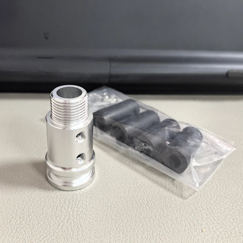 Aluminum M18x1.5 Gear Shift Knob Adapter Car Truck Shifter Stick Connector