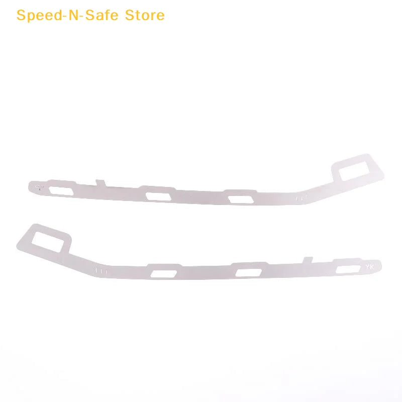 2PCS Front Bumper Repair Plates Metal Brackets for Mazda 3 Axela 2013-2019