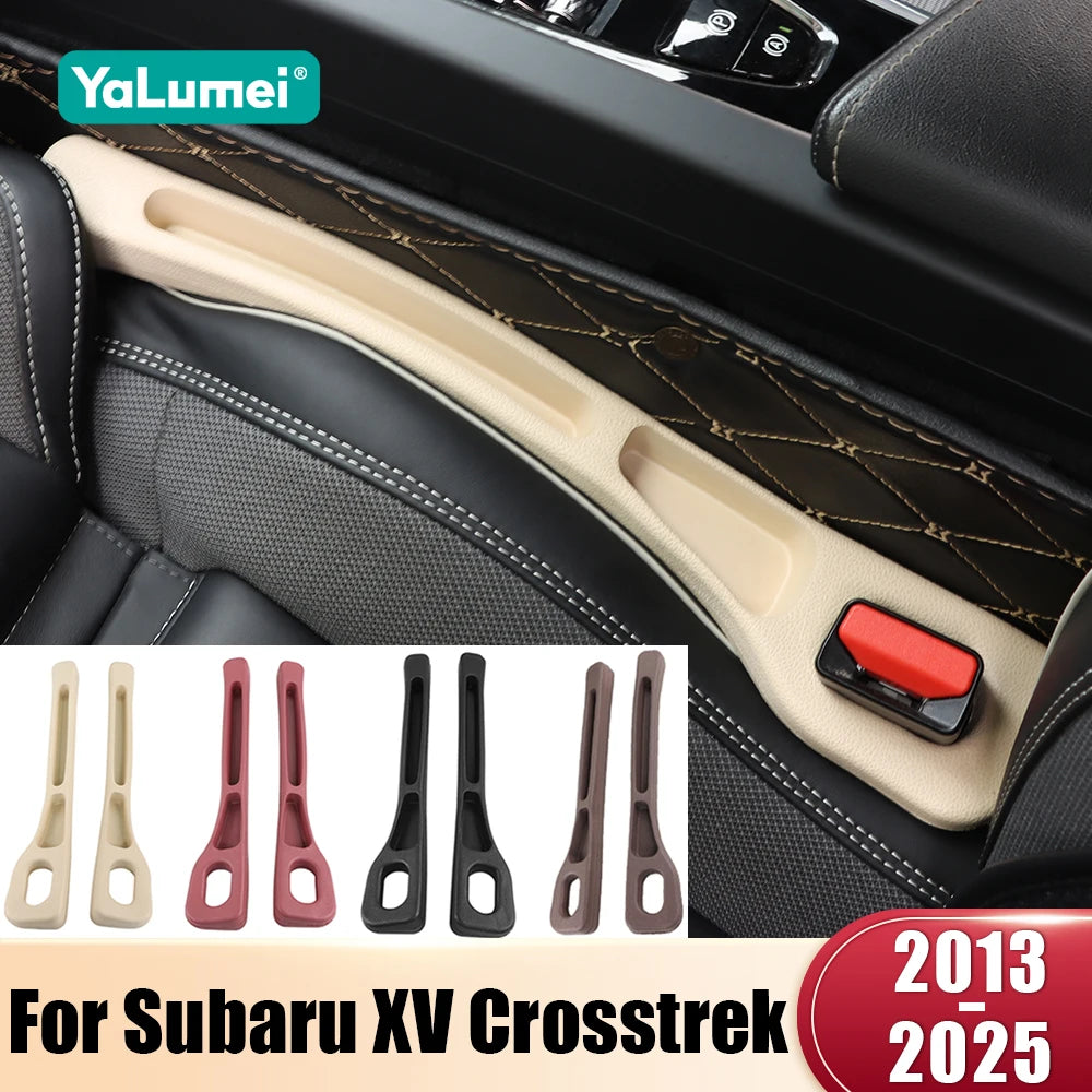 2PCS Car Seat Gap Filler Leak Proof Strips for Subaru XV Crosstrek 2013–2025