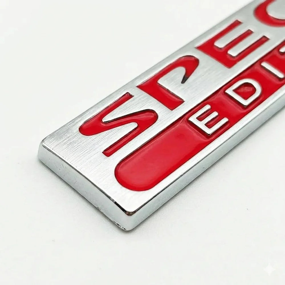 3D Metal Special Edition Car Emblem Badge Sticker Universal Rear Trunk Decal