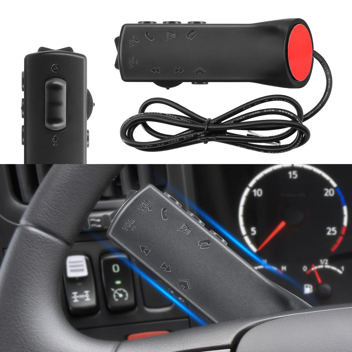 10 Key Car Steering Wheel Remote Control Audio GPS DVD Android Media Buttons