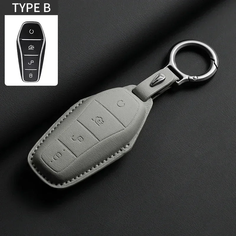 Smart Key Cover Case for BYD Han EV, Tang DM, Qin PLUS, Song Pro & More