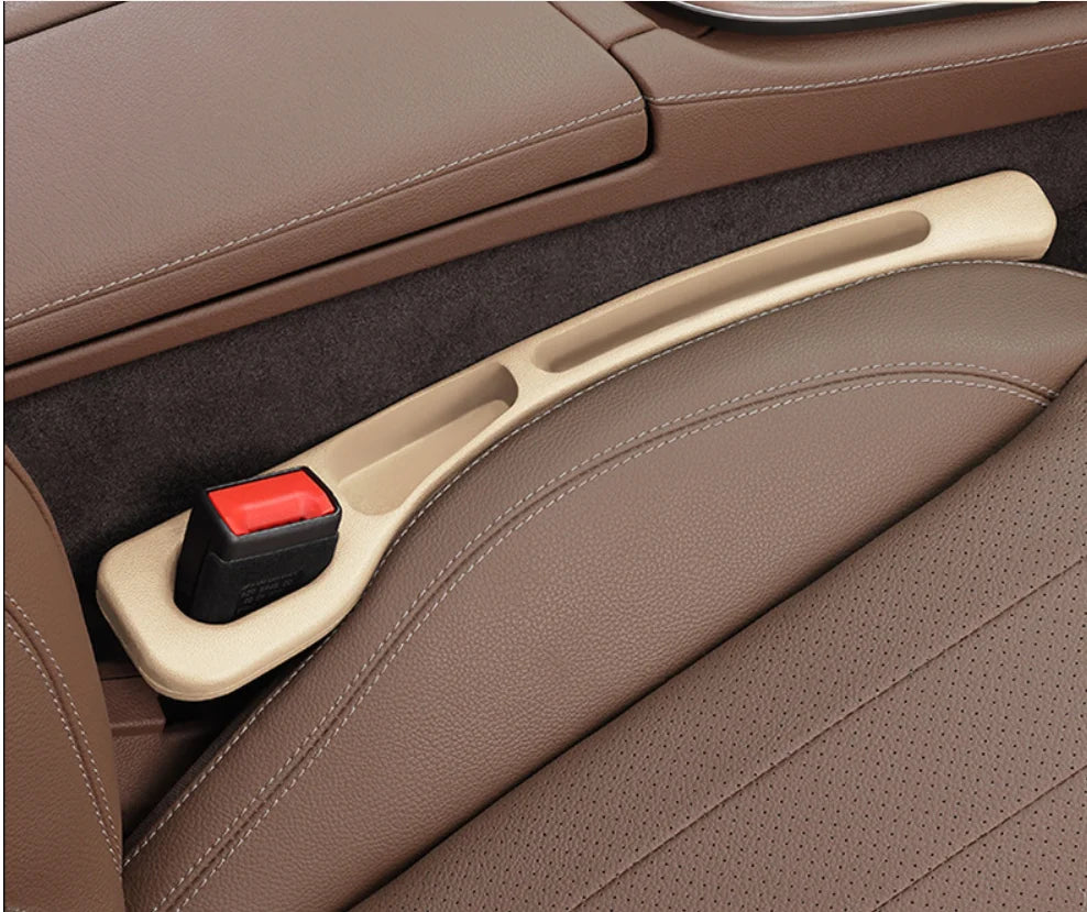 2Pcs Car Seat Gap Filler Organizer Universal Auto Seat Side Storage Accessory