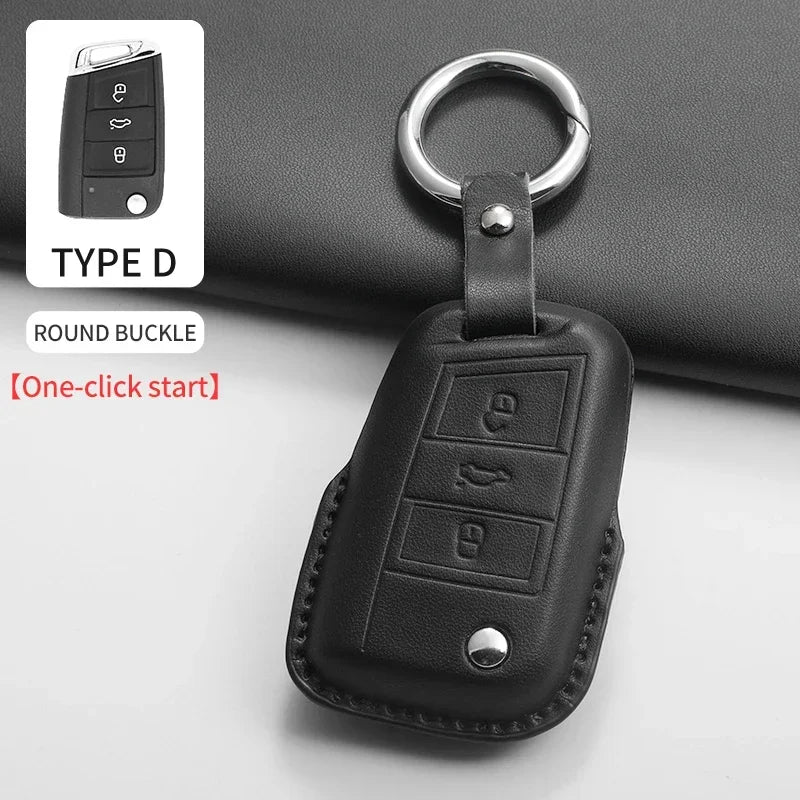 Smart Key Case Cover for Volkswagen Golf 7 MK7, Tiguan, Polo, Passat, Jetta