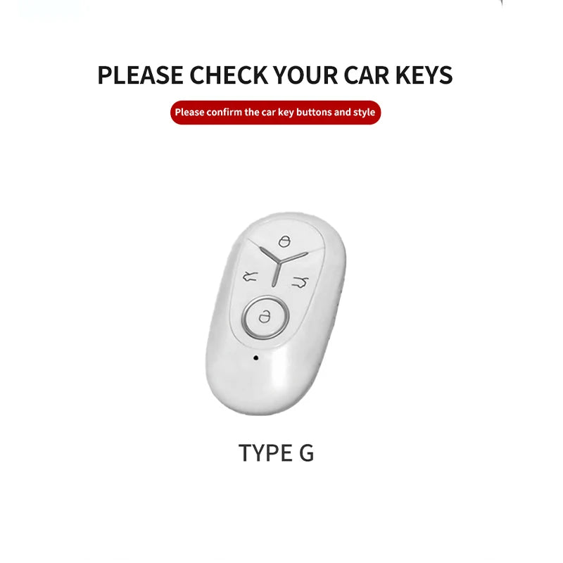 Original Color Leather Smart Key Case Cover for Geely Starray Geome Emgrand