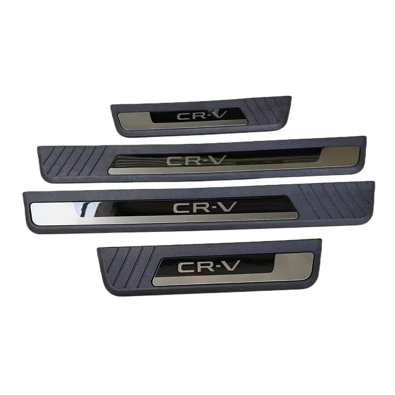 Door Sill Scuff Plate Guards ABS Plastic Kick Protector Trim or Honda CR-V 2023+