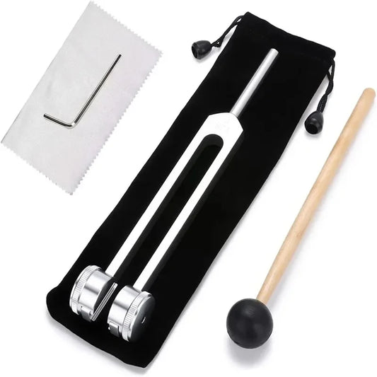 128Hz Weighted Tuning Fork Set Bio Acoustic Sound Therapy Vibration Tool