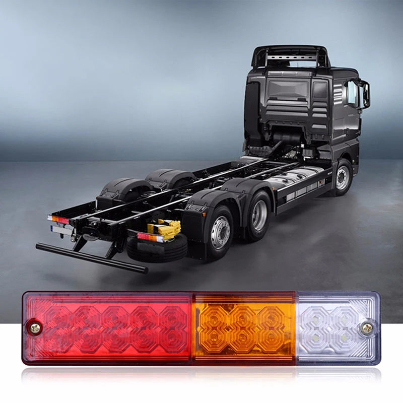 12V 20 LED Waterproof Trailer Tail Light Brake Reverse Running & Turn Signal Lamp