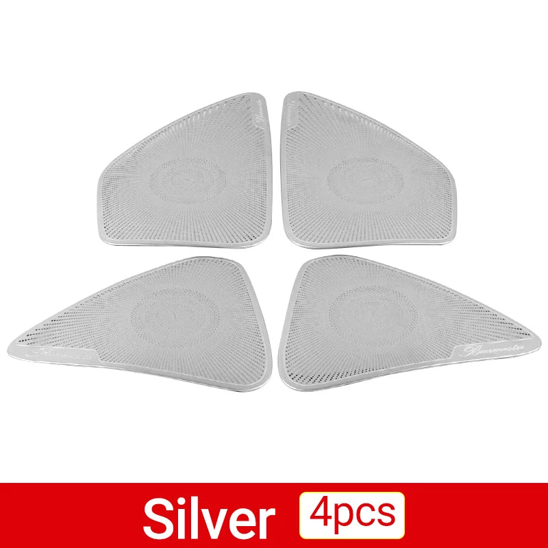 Stainless Steel Door Audio Speaker Covers for Toyota Corolla E210 & Hybrid 2019–25