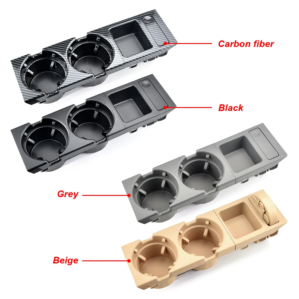 Front Center Console Storage Box Cup Coin Holder for BMW 3 Series E46 1998-2006
