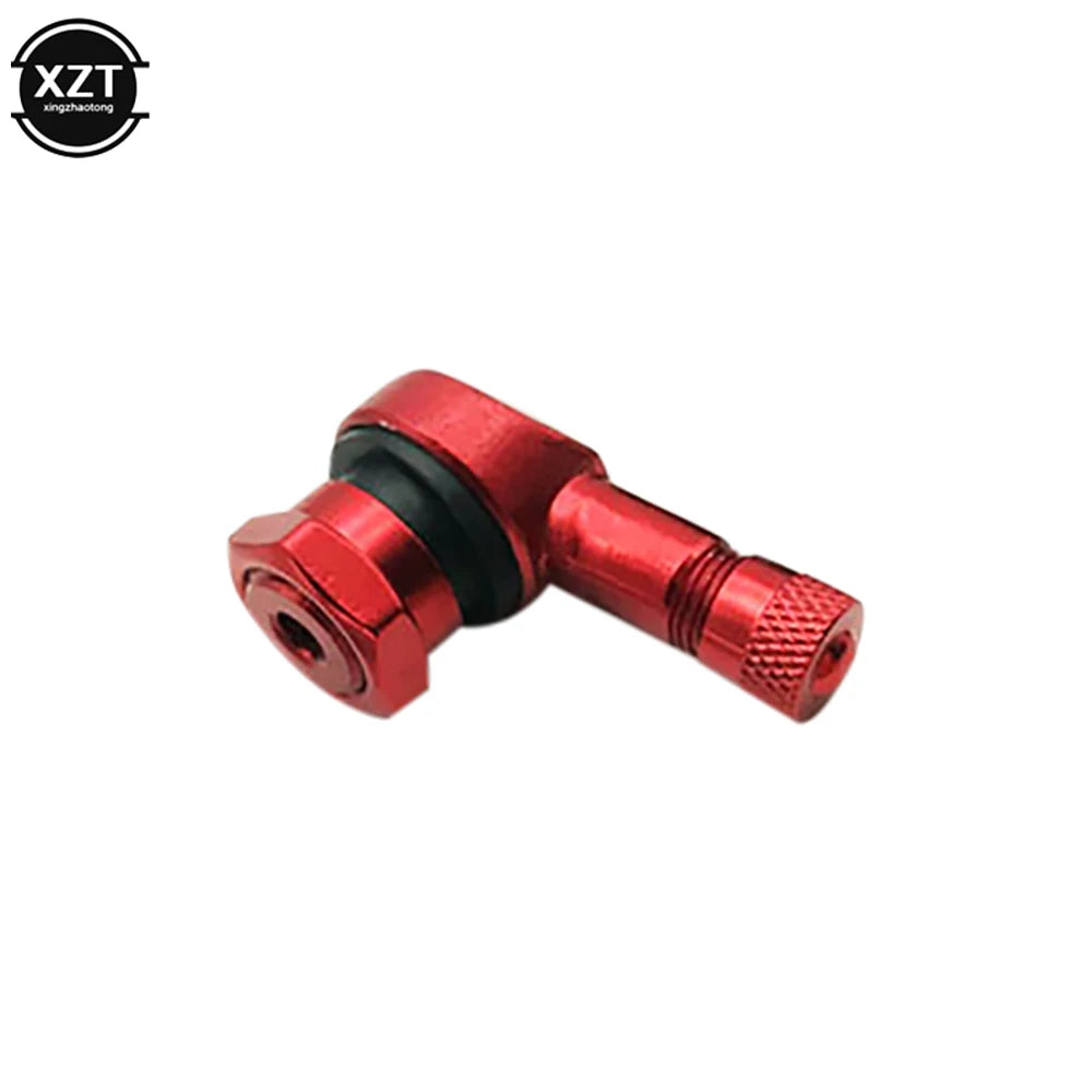 90° Aluminum Alloy Tubeless Motorcycle Tire Valve Stem Angled Rim Air Valve