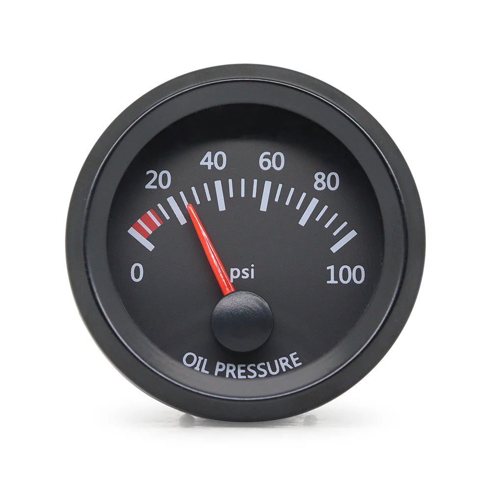 52mm 12V Car Water Oil Temp Pressure Fuel Volt Boost AFR EGT Gauge Meter