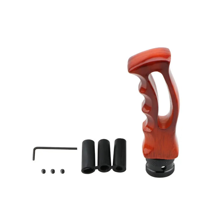5 Speed Resin AT MT Gear Shift Knob Aluminum Shifter Lever for Honda Toyota