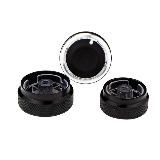 3Pcs Aluminum AC Control Knobs Climate Controls for Hyundai Elantra 2004-2016