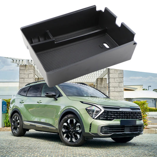 Armrest Storage Box Tray Center Console Organizer Kia Sportage NQ5 2022-2024