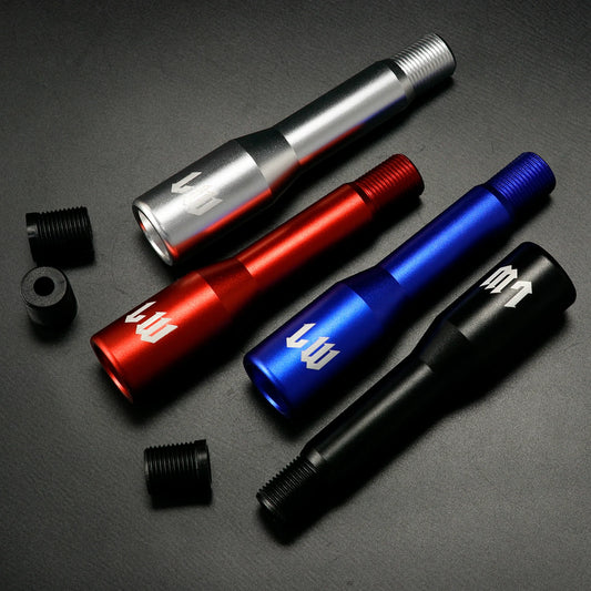 LW Aluminum Gear Shift Knob Extension Shifter Extender Lever Universal Car