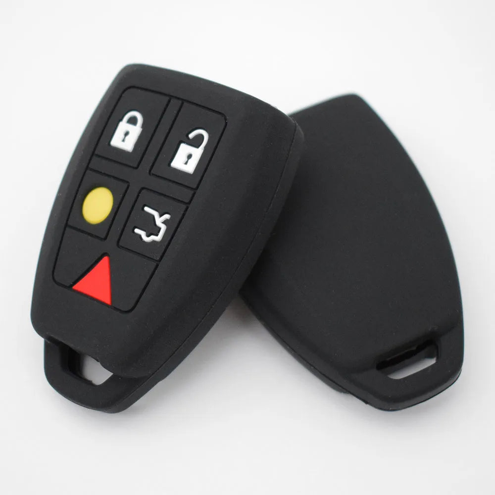 Silicone Remote Key Fob Cover for Volvo C30, C70, S40 & V50 2004–2007