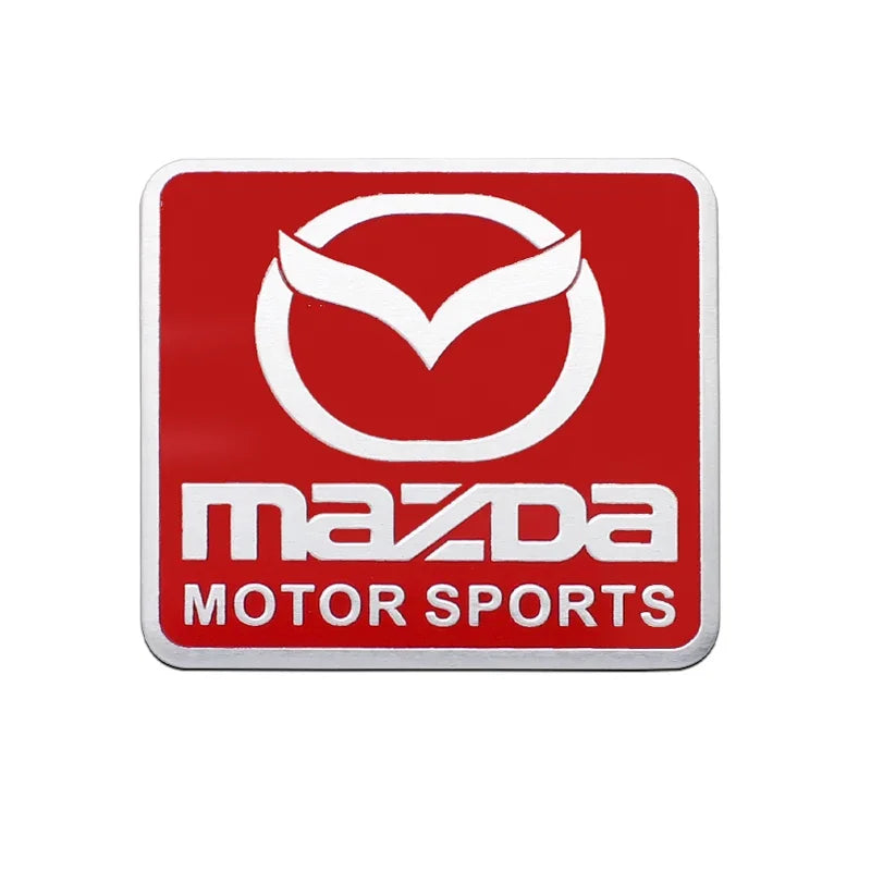 Aluminum Car Flag Emblem Badge Sticker Decal for Mazda 2 3 6 CX3 CX5 CX30