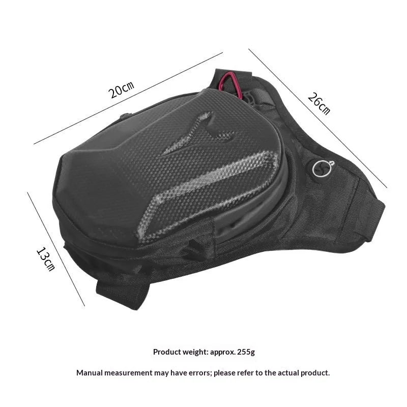 HOMEFISH Motorcycle Leg Side Bag EVA Hard Shell Waist Hip Bum Pack Phone Bag