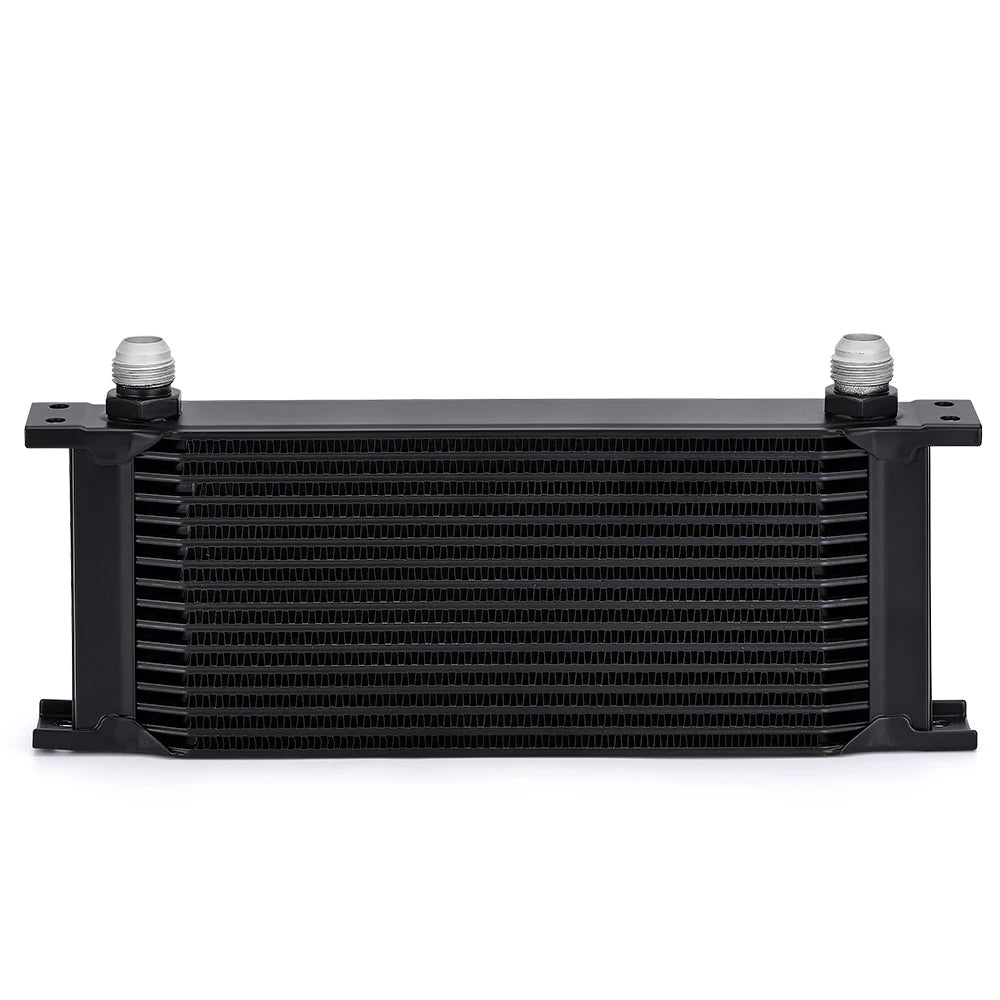 AN10 Aluminum Engine Oil Cooler 7-30 Row Universal Racing Radiator