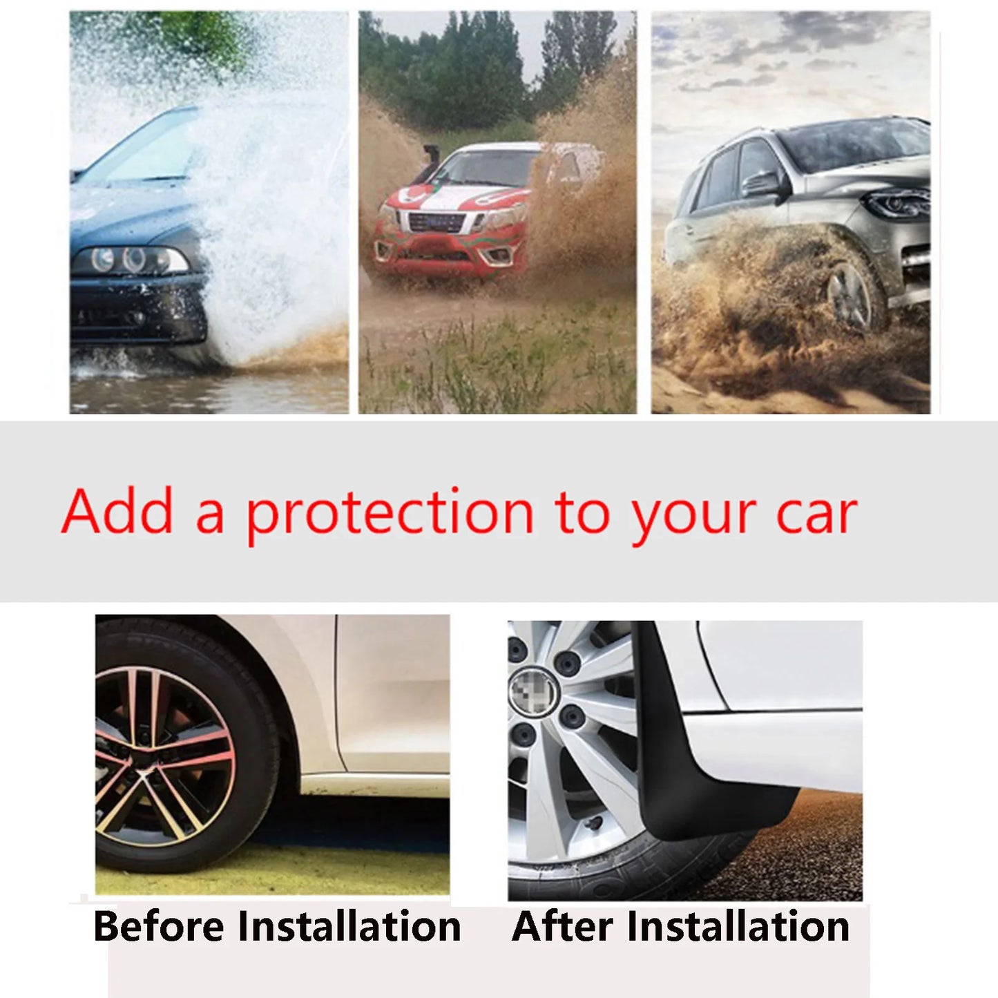 Mud Flaps Splash Guards for BYD Seal U / Sealion 6 / Song Plus DM-i 2023–2025