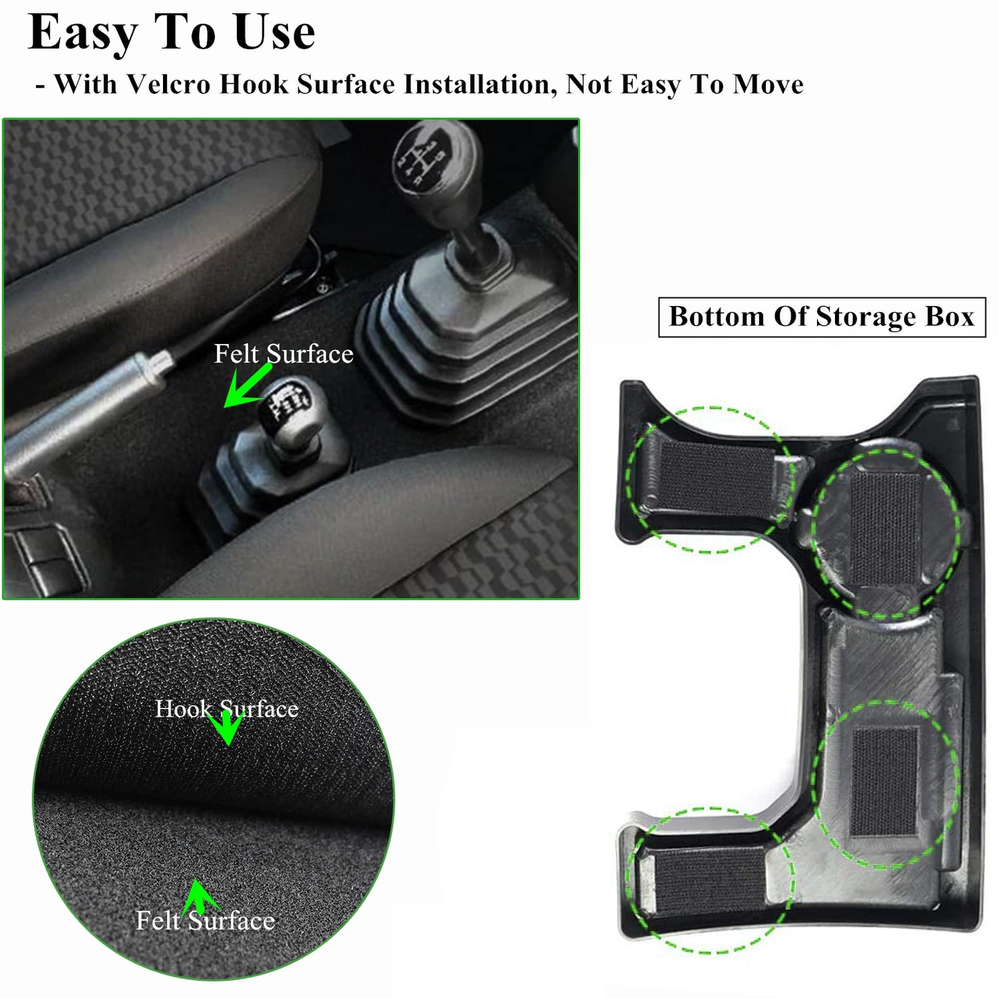 Center Console Gear Shift Storage Box with Cup Holder for Suzuki Jimny 2019–2024