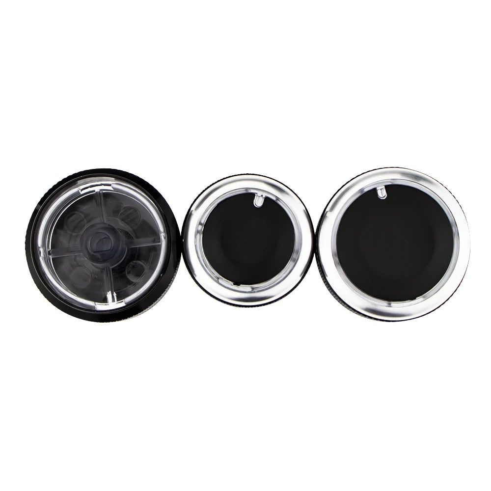 3Pcs Aluminum AC Control Knobs Climate Controls for Hyundai Elantra 2004-2016