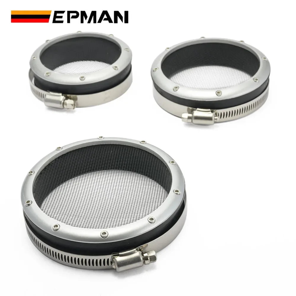 EPMAN Turbo Inlet Grill Protector 3 3.5 4 Inch Mesh Air Intake Filter Guard