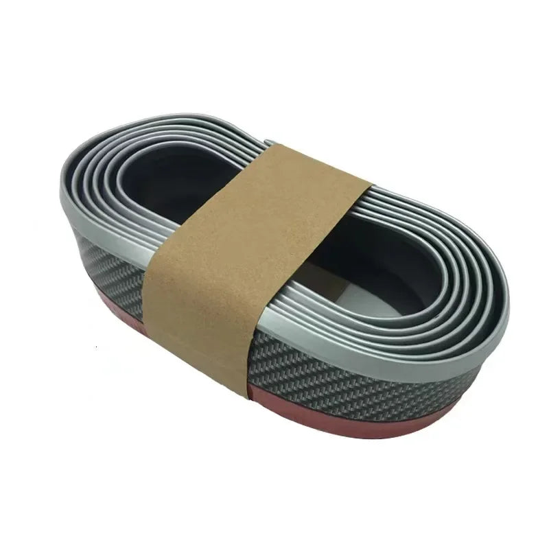 2.5M Universal Car Bumper Lip Rubber Front Splitter Protector Trim Strip