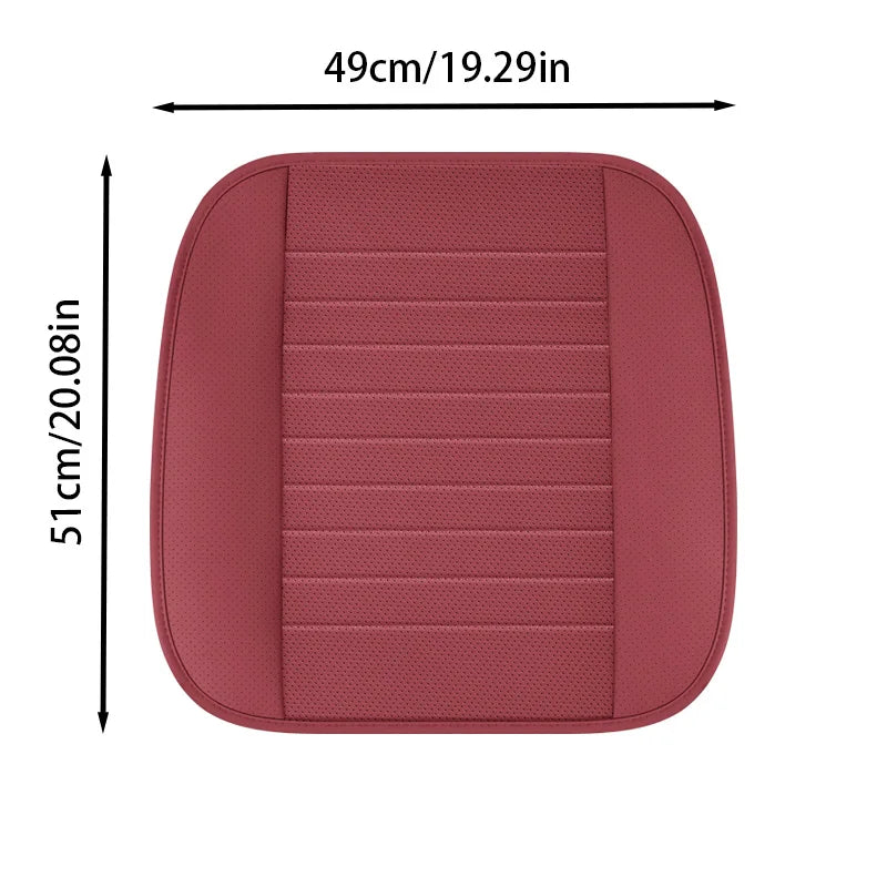 Universal Breathable Car Seat Cushion Mat Wear-Resistant Square Seat Pad