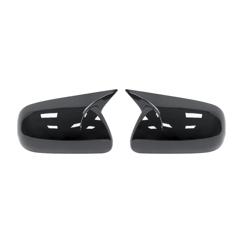Carbon Fiber Look / Gloss Black Side Mirror Cover Caps for Toyota Corolla 2007–2013
